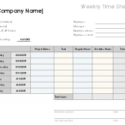 Brilliant Best Operations Employee Time Card Excel Template With Stunning Design For