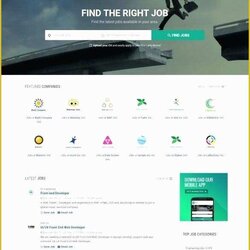 Free Website Templates Download And Of Job Classified Ads Template Demo