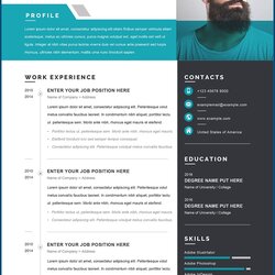 Outstanding Sample Template For Curriculum Vitae Resume Examples Word