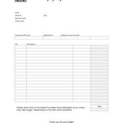 Champion Order Form Templates Work Change More Template