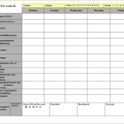 Wonderful Work Schedule Is Shown In The Form Of Blank Sheet For Students To Use