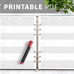 Printable Weekly Lesson Plan Templates Template