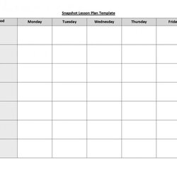 Supreme Weekly Lesson Plan Template Doc Squares Grids