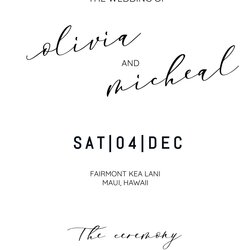 Wedding Template Templates Invitations