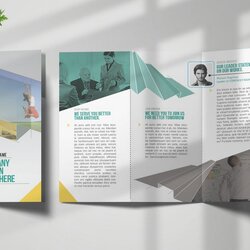 Preeminent Best Fold Brochure Templates Word Design Shack Template