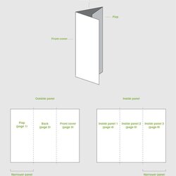 Very Good Brochure Panels Diagram In Pamphlet Template Fold Pertaining Folds
