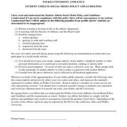 Swell Social Media Policy Template Printable Forms Guidelines Policies Student Edit Resources And
