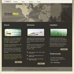 Marvelous Sample Web Page Templates Free Of Website Download