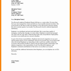 Exceptional Microsoft Word Business Letter Template Erin Formal Recommendation