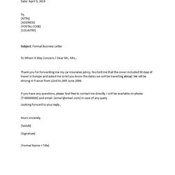 Supreme Formal Business Letter In Word Templates At Pertaining To Microsoft Template Format Sample Choose