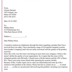 Brilliant Free Business Letter Template In Word Doc Best