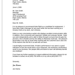 Employee Reference Letter Examples Format Sample Samples Example Employment Redundancy Regarding Template