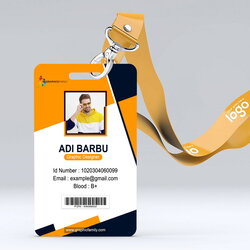 Best Employee Id Card Design Free Download Scaled