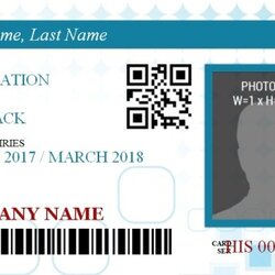 Admirable Vertical Id Badge Template Free Word Templates Card Security Employee Create Printable Badges Name