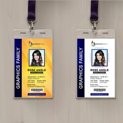 Eminent Free Employee Vertical Id Card Design Template Editable Downloads Scaled