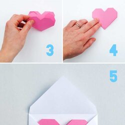 Very Good Geometric Pop Up Card Template Cards Design Templates Valentine Heart Letter Letters Valentines