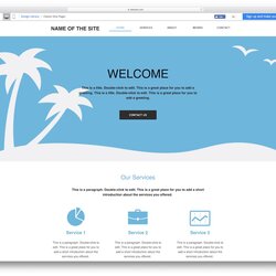Swell Blank Templates Free Download Classic One Pager Responsive Website Template