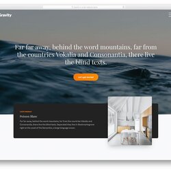 Cool Best Free Simple Website Templates For All Famous Niches Gravity