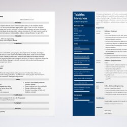 The Highest Standard Software Engineer Resume Template Developer Examples Templates Sample Create