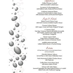 Super Dinner Party Menu Templates Ideas Hub Template Image