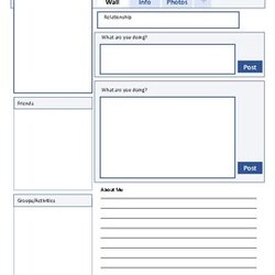 Wizard Facebook Profile Template Free Printable Templates Original