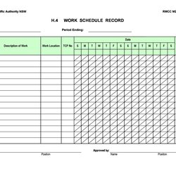Free Employee Schedule Templates Excel Word Template Scaled