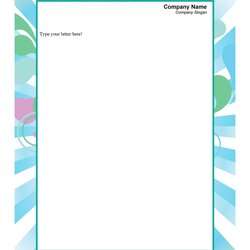 Superior Free Letterhead Templates Examples Company Business Personal