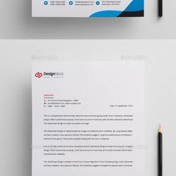 Preeminent Letterhead Template By Auto