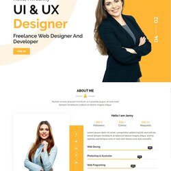 Champion Templates Landing Template Portfolio Resume Personal Website Freelance Visit Width