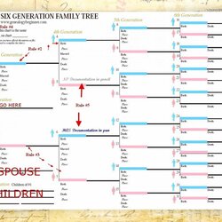 Splendid Excel Family Tree Template Spreadsheet Descendant Genealogy Ancestry Minutes Regard Intended Mormon