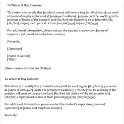 Supreme Offer Letter Of Employment Template Cover Student Sample