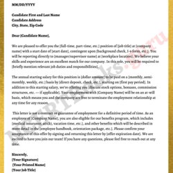 Worthy Free Offer Letter Format Samples Tips On How To Write An Template