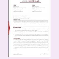 Brilliant Free Lease Agreement Templates Word Template Contract Pages Business Format Ms Office