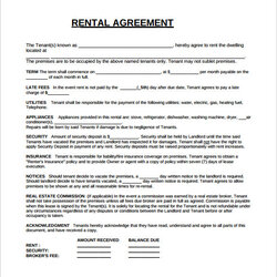 The Highest Quality Google Docs Rental Agreement Template Free Download Lease