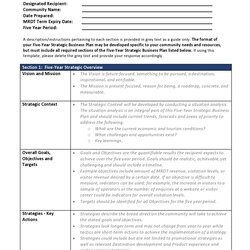 Superior Useful Year Plan Templates Personal Career Business Template