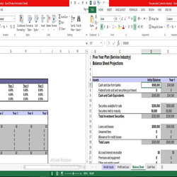 Cool Year Plan Template In Excel