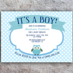 Admirable Printable Baby Shower Invitation On Product