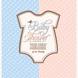 Super Baby Shower Invitation Card Designs Invitations Vector Edit Templates Printable Showers Polka Dot
