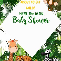 Superlative Free Safari Baby Shower Invitation Templates Download Hundreds Sprinkle