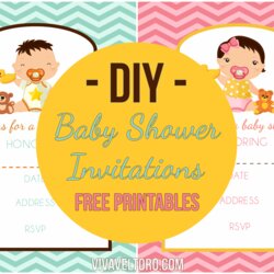 Marvelous Baby Shower Invitations Templates Editable Invitation