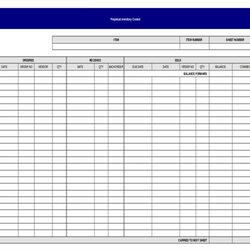Stock Inventory Control Templates Ms Word Excel Google Template Format Sample Doc Management Spare Part