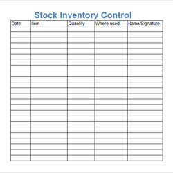 Supreme Free Stock Inventory Control Templates In Ms Word Template Vocabulary Intervention Handbook Literacy