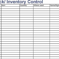 Outstanding Stock Inventory Management Excel Template