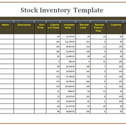 Very Good Stock Inventory Templates Free Printable Excel Word Formats Template Sheets Spreadsheet Business