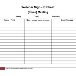 The Highest Standard Best Email Sign Up Sheet Templates Word Excel