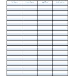 Worthy Best Email Sign Up Sheet Templates Word Excel