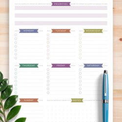 Out Of This World To Do List Templates Free Printable Docs Formats Weekly Casual Style Template