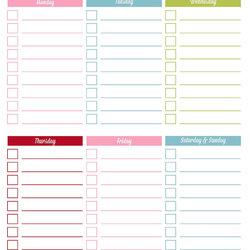 Excellent Best Images Of To Do List Printable Editable Template Checklist Cleaning Daily Blank Weekly