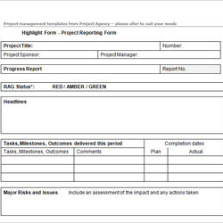 Superior Project Management Forms Template Form Microsoft Means Free