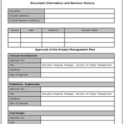 Admirable Project Management Templates Free Printable Word Formats Division Template